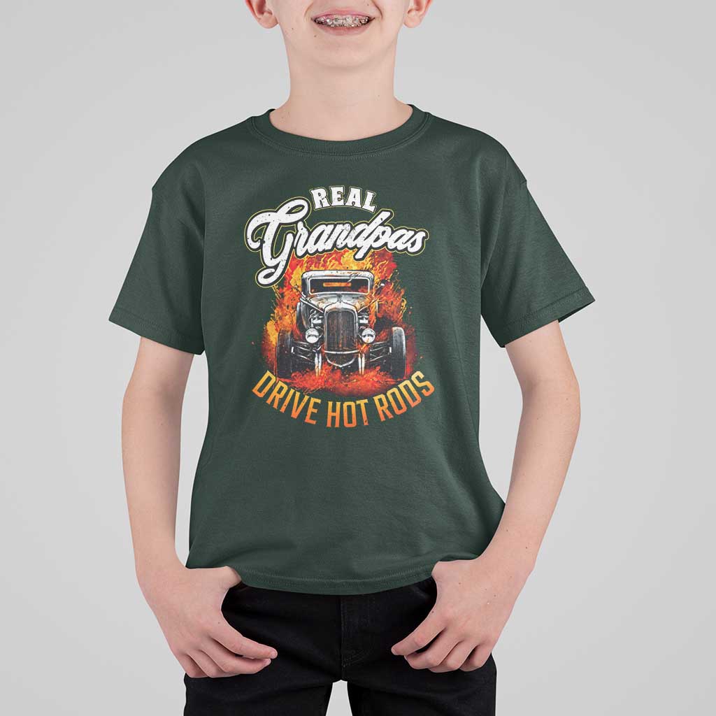 Real Grandpas Drive Hotrods T Shirt For Kid Vintage 1932 Hotrod