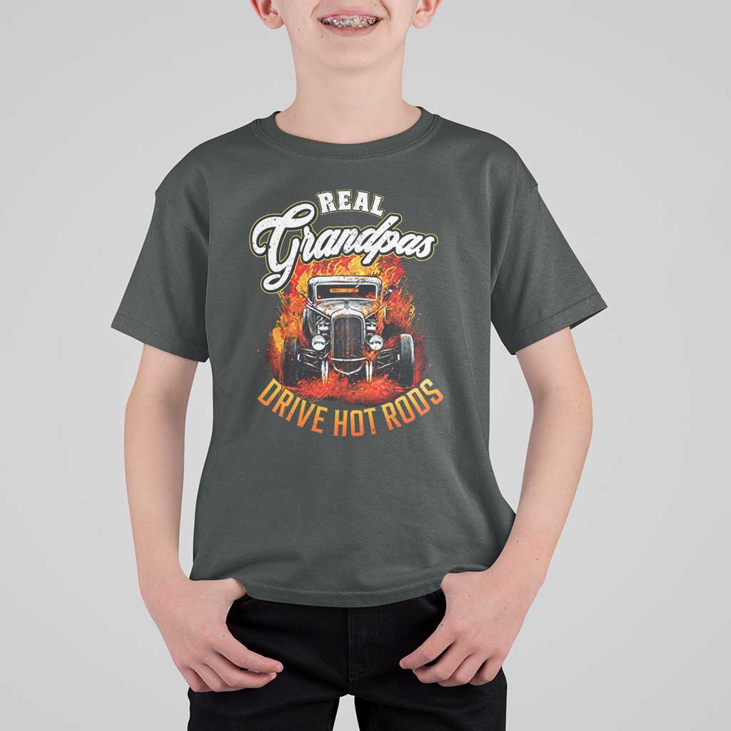 Real Grandpas Drive Hotrods T Shirt For Kid Vintage 1932 Hotrod