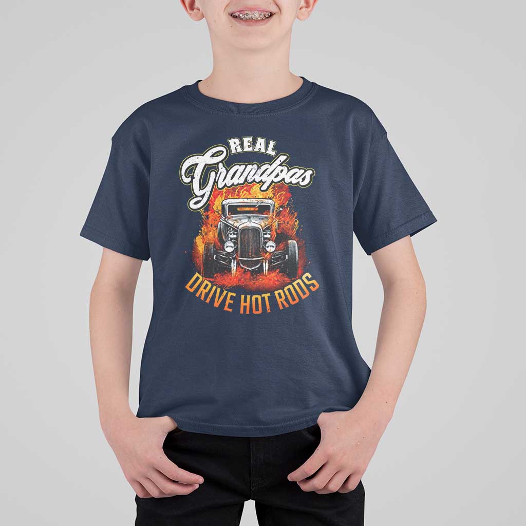 Real Grandpas Drive Hotrods T Shirt For Kid Vintage 1932 Hotrod