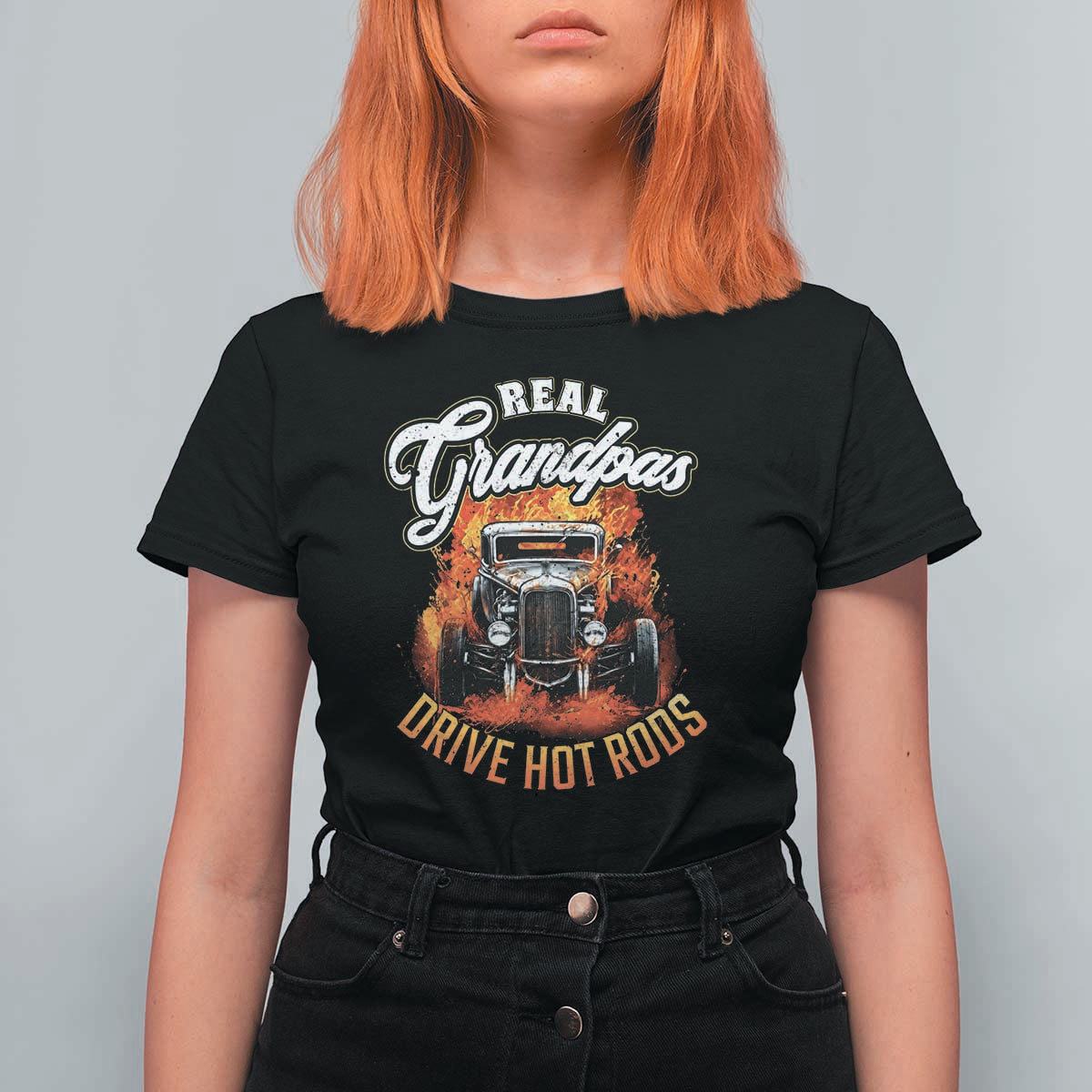 Real Grandpas Drive Hotrods T Shirt For Women Vintage 1932 Hotrod
