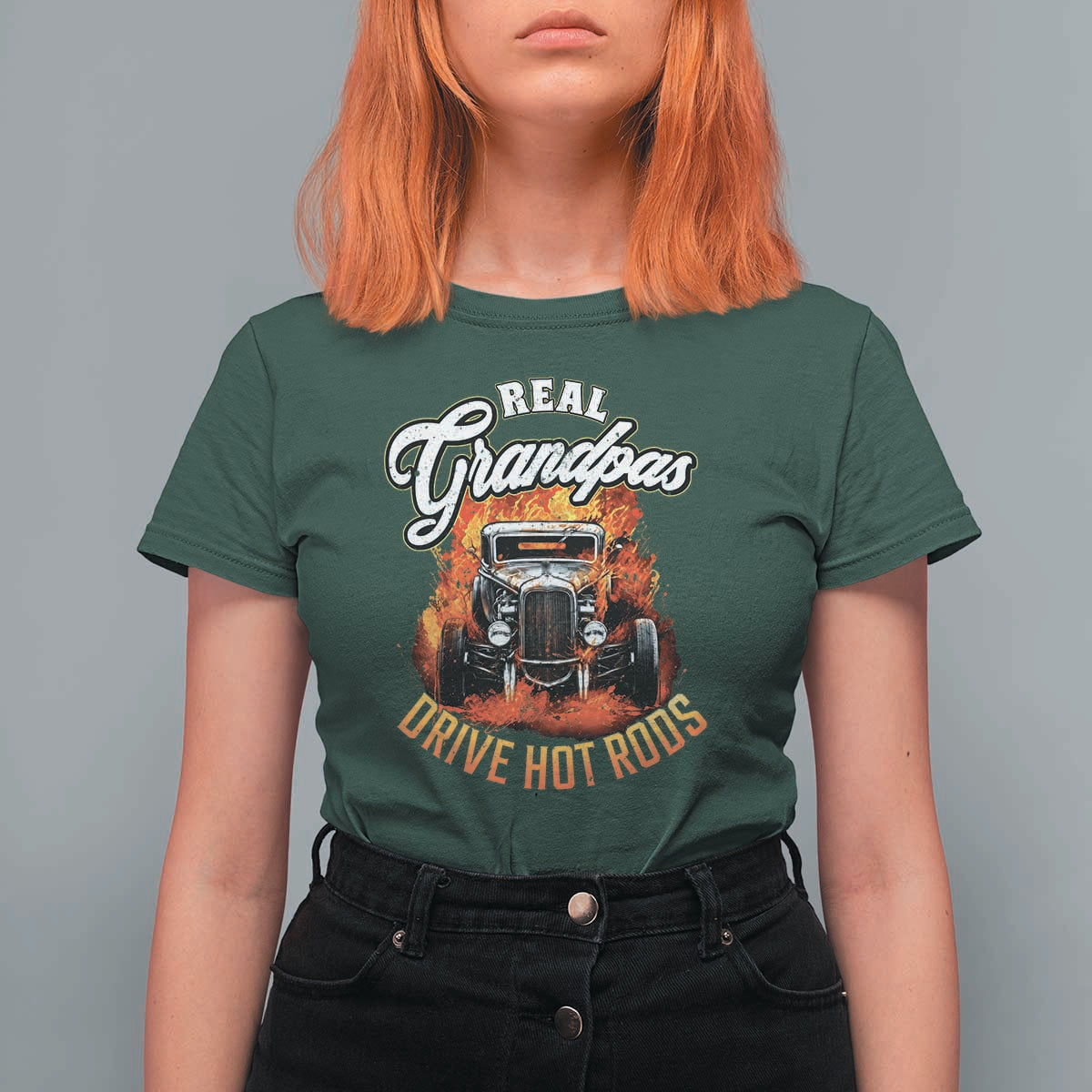 Real Grandpas Drive Hotrods T Shirt For Women Vintage 1932 Hotrod