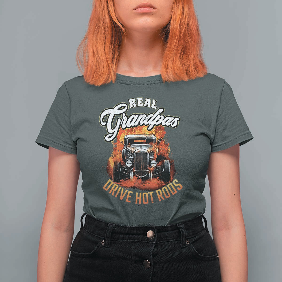 Real Grandpas Drive Hotrods T Shirt For Women Vintage 1932 Hotrod