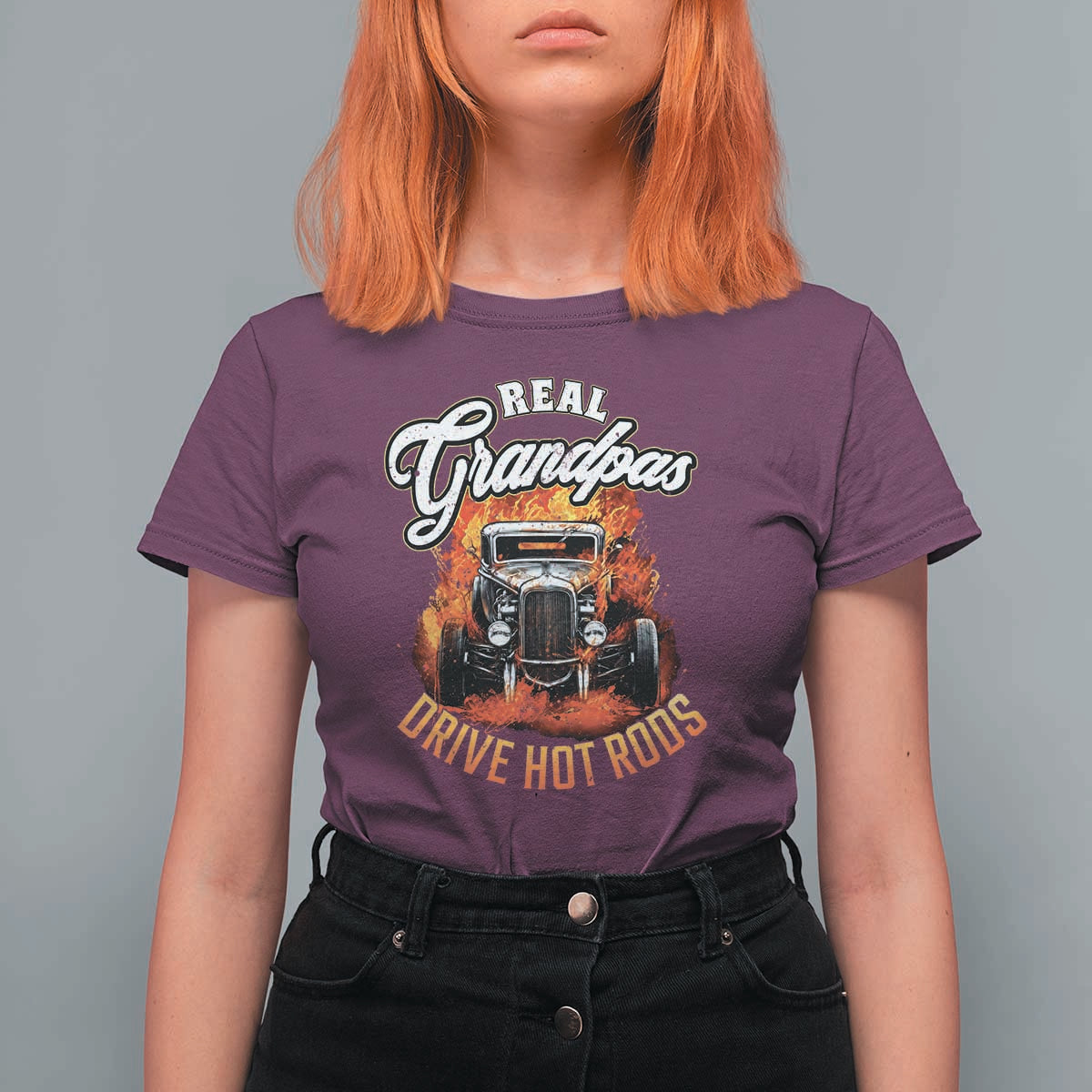 Real Grandpas Drive Hotrods T Shirt For Women Vintage 1932 Hotrod