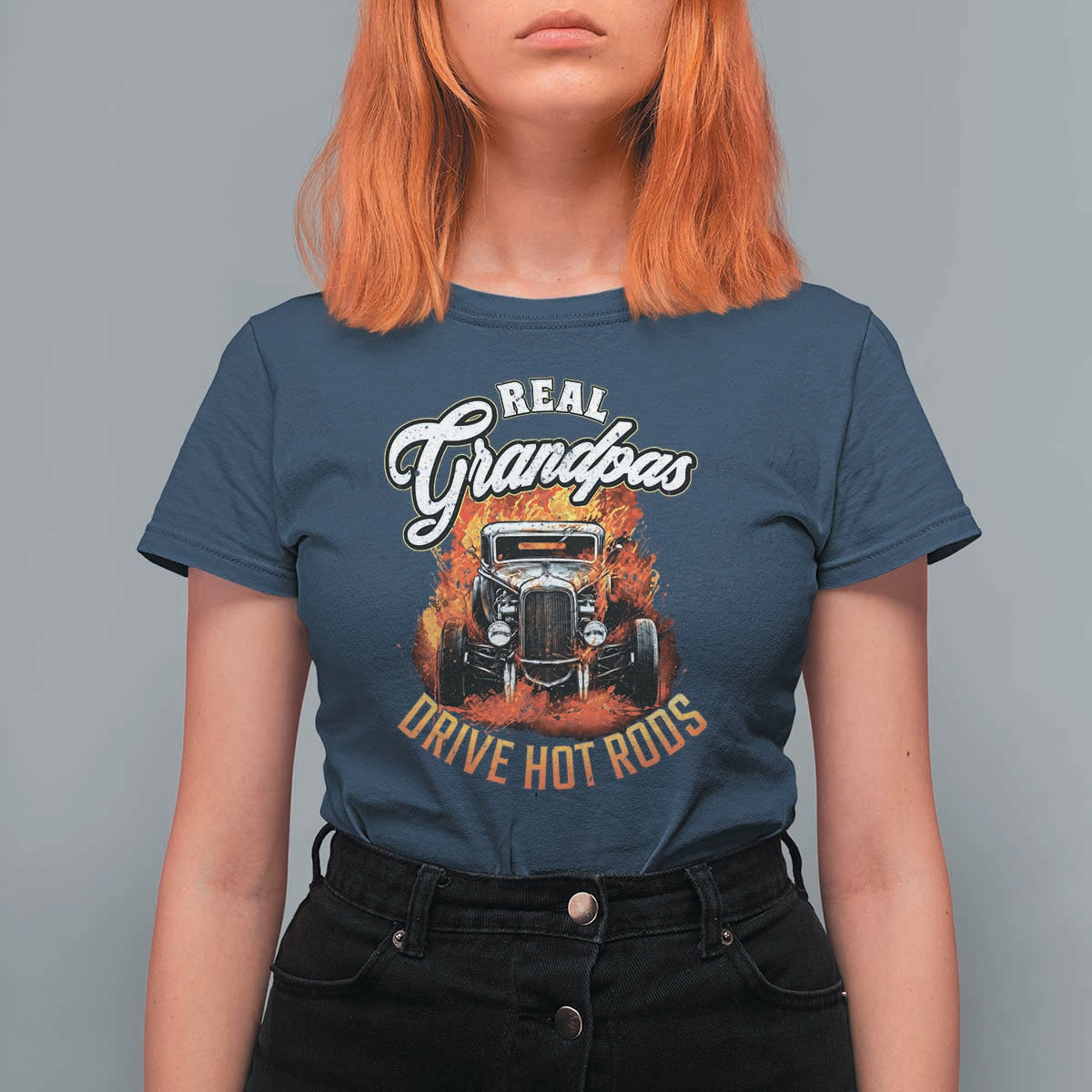 Real Grandpas Drive Hotrods T Shirt For Women Vintage 1932 Hotrod