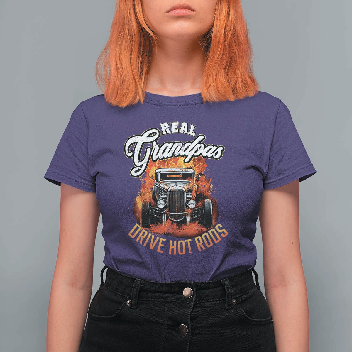 Real Grandpas Drive Hotrods T Shirt For Women Vintage 1932 Hotrod