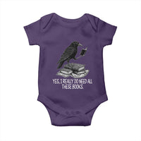 Yes I Realy Do Need All These Books Baby Onesie Raven Book Lover - Wonder Print Shop