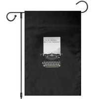 Funny Typewriter Garden Flag I Am An Author What Is Your Superpower - Wonder Print Shop
