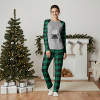Funny Typewriter Plaid Pajama Set I Am An Author What Is Your Superpower - Wonder Print Shop
