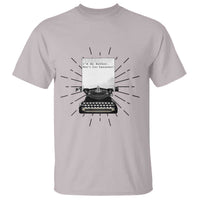 Funny Typewriter T Shirt I Am An Author What Is Your Superpower - Wonder Print Shop