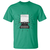 Funny Typewriter T Shirt I Am An Author What Is Your Superpower - Wonder Print Shop