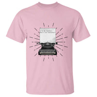 Funny Typewriter T Shirt I Am An Author What Is Your Superpower - Wonder Print Shop