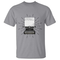 Funny Typewriter T Shirt I Am An Author What Is Your Superpower - Wonder Print Shop