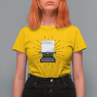 Funny Typewriter T Shirt For Women I Am An Author What Is Your Superpower - Wonder Print Shop