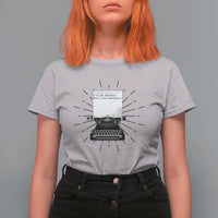 Funny Typewriter T Shirt For Women I Am An Author What Is Your Superpower - Wonder Print Shop