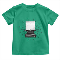 Funny Typewriter Toddler T Shirt I Am An Author What Is Your Superpower - Wonder Print Shop