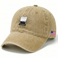 Funny Typewriter Washed Cotton Baseball Cap I Am An Author What Is Your Superpower