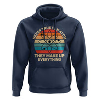 Never Trust An Atom They Make Up Everything Hoodie Funny Science - Wonder Print Shop