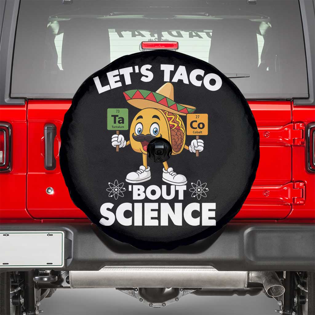 Funny Science Taco Pun Spare Tire Cover Let Is Taco Bout Science - Wonder Print Shop