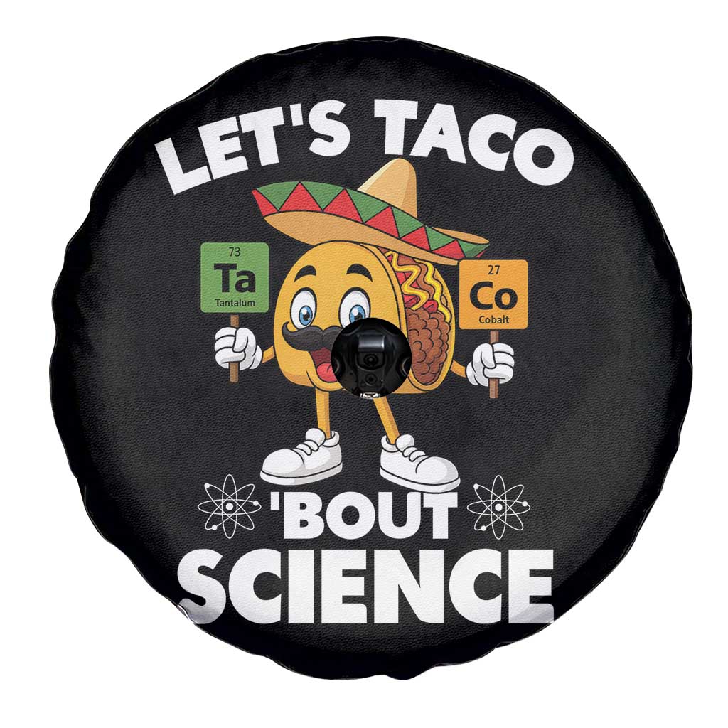 Funny Science Taco Pun Spare Tire Cover Let Is Taco Bout Science - Wonder Print Shop