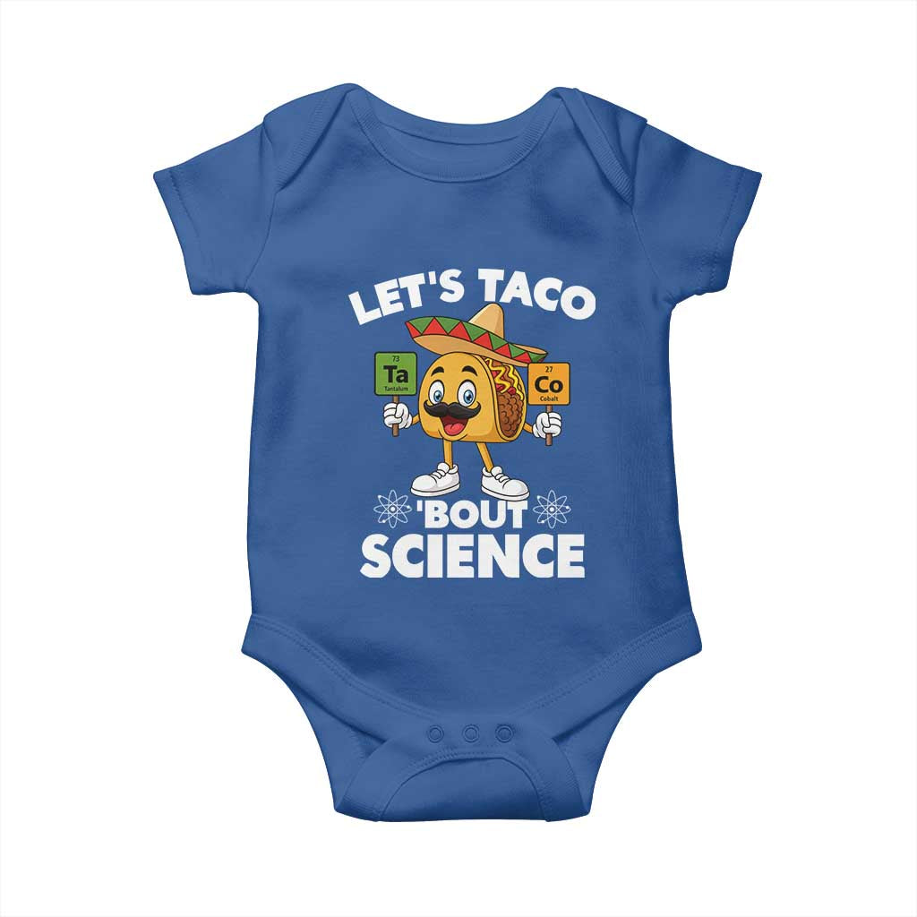 Funny Science Taco Pun Baby Onesie Let Is Taco Bout Science - Wonder Print Shop