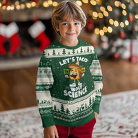 Funny Science Taco Pun Ugly Christmas Sweater Let Is Taco Bout Science - Wonder Print Shop