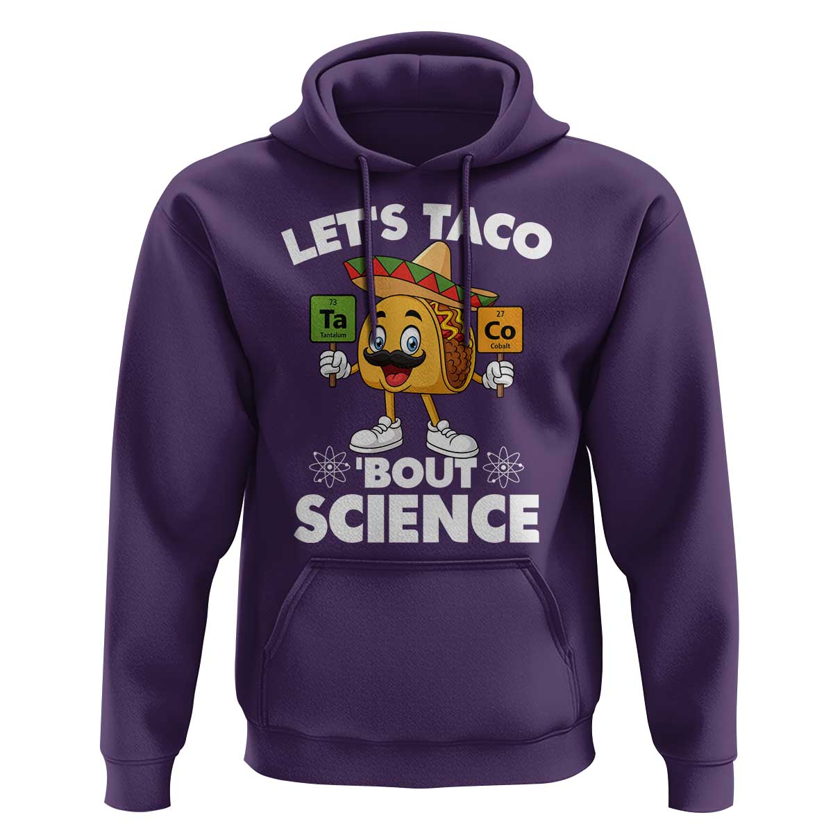 Funny Science Taco Pun Hoodie Let Is Taco Bout Science - Wonder Print Shop