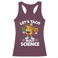 Funny Science Taco Pun Racerback Tank Top Let Is Taco Bout Science - Wonder Print Shop
