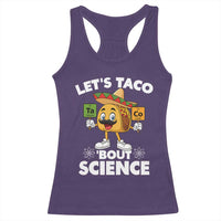 Funny Science Taco Pun Racerback Tank Top Let Is Taco Bout Science - Wonder Print Shop