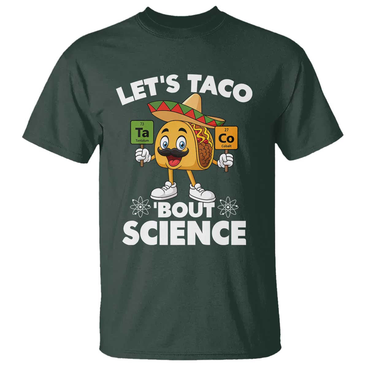 Funny Science Taco Pun T Shirt Let Is Taco Bout Science - Wonder Print Shop