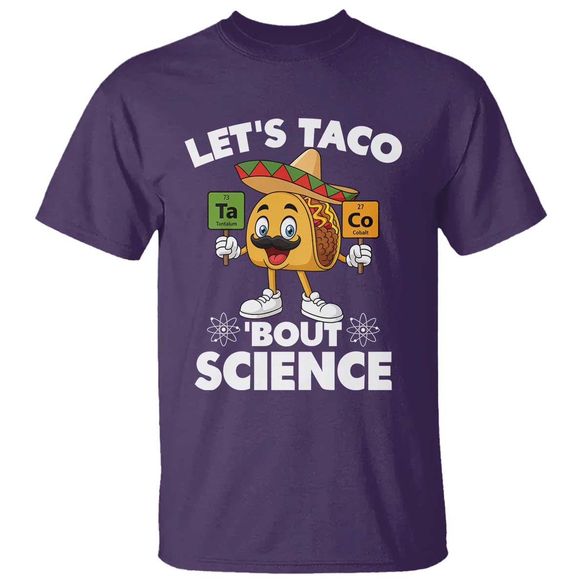 Funny Science Taco Pun T Shirt Let Is Taco Bout Science - Wonder Print Shop