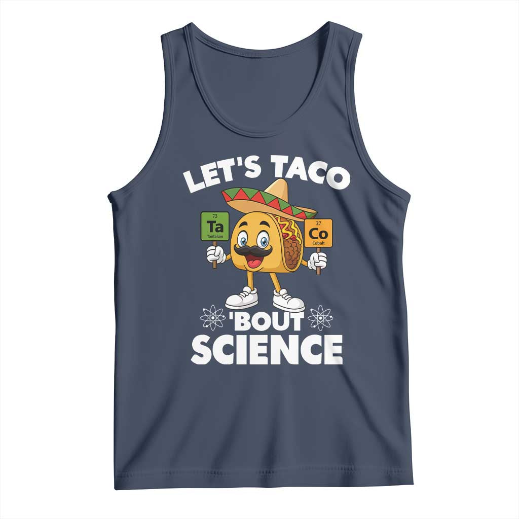 Funny Science Taco Pun Tank Top Let Is Taco Bout Science - Wonder Print Shop