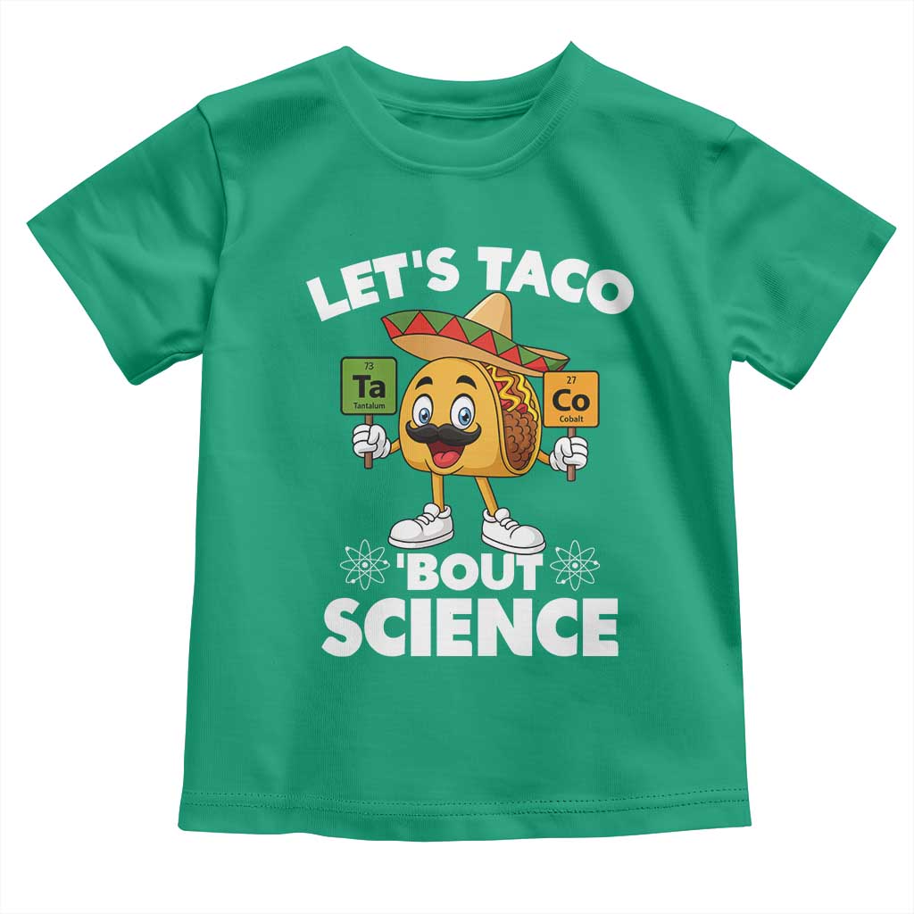 Funny Science Taco Pun Toddler T Shirt Let Is Taco Bout Science - Wonder Print Shop