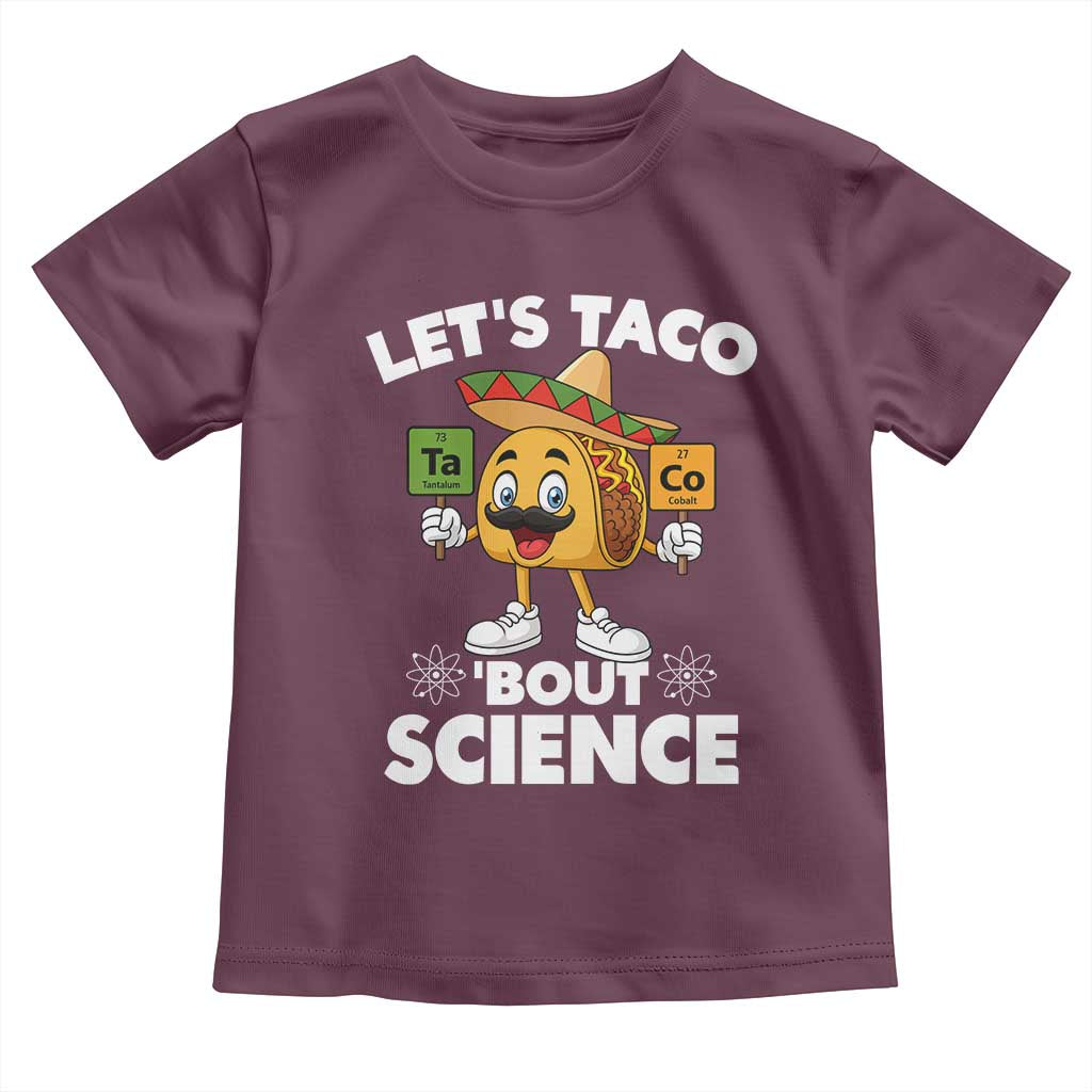 Funny Science Taco Pun Toddler T Shirt Let Is Taco Bout Science - Wonder Print Shop