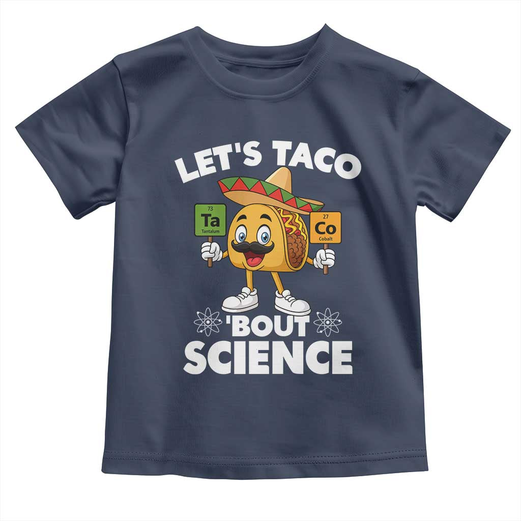 Funny Science Taco Pun Toddler T Shirt Let Is Taco Bout Science - Wonder Print Shop