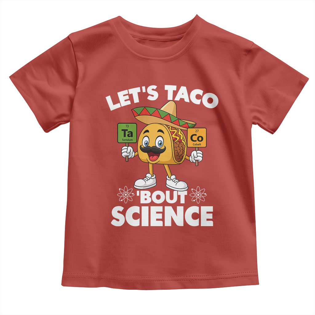 Funny Science Taco Pun Toddler T Shirt Let Is Taco Bout Science - Wonder Print Shop
