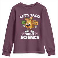 Funny Science Taco Pun Youth Sweatshirt Let Is Taco Bout Science - Wonder Print Shop