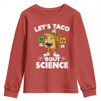 Funny Science Taco Pun Youth Sweatshirt Let Is Taco Bout Science - Wonder Print Shop