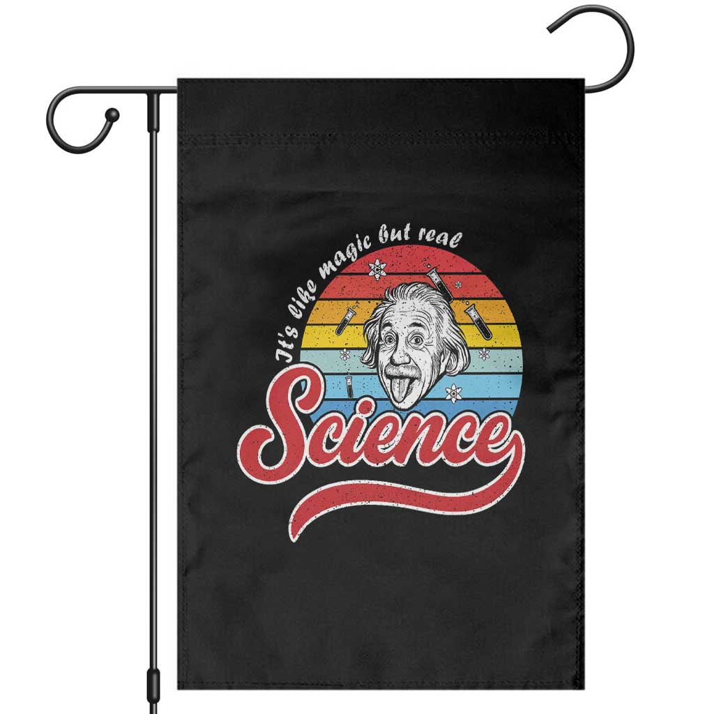 Science It Is Like Magic But Real Garden Flag Funny Science Teacher - Wonder Print Shop