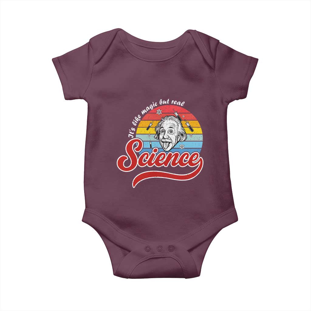Science It Is Like Magic But Real Baby Onesie Funny Science Teacher - Wonder Print Shop