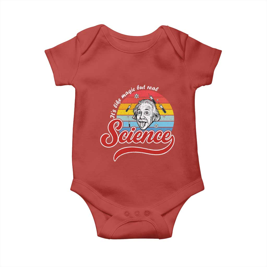 Science It Is Like Magic But Real Baby Onesie Funny Science Teacher - Wonder Print Shop