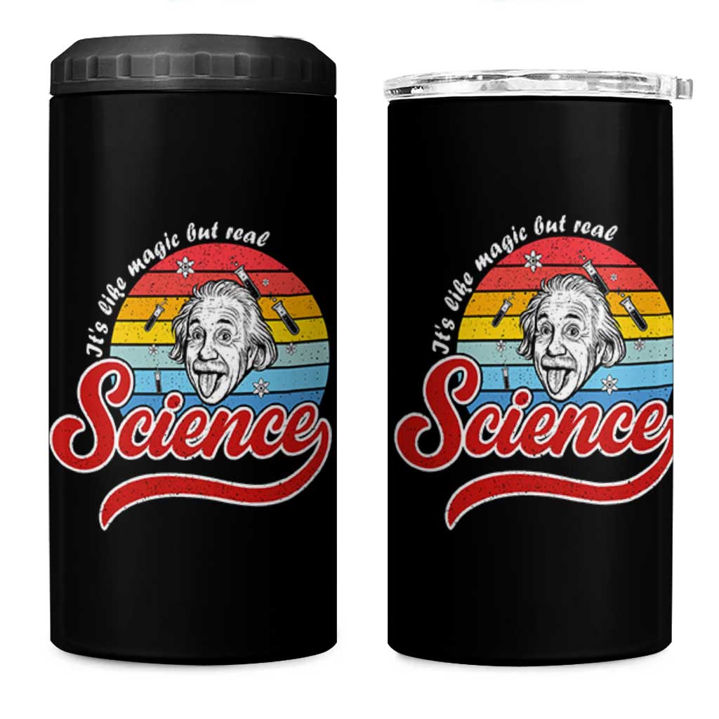 Science It Is Like Magic But Real 4 in 1 Can Cooler Tumbler Funny Science Teacher - Wonder Print Shop