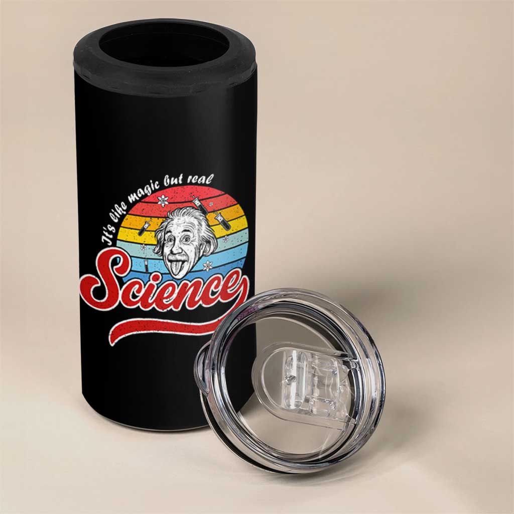 Science It Is Like Magic But Real 4 in 1 Can Cooler Tumbler Funny Science Teacher - Wonder Print Shop