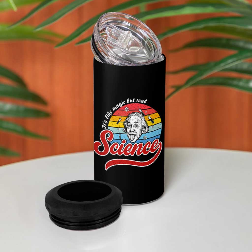 Science It Is Like Magic But Real 4 in 1 Can Cooler Tumbler Funny Science Teacher - Wonder Print Shop