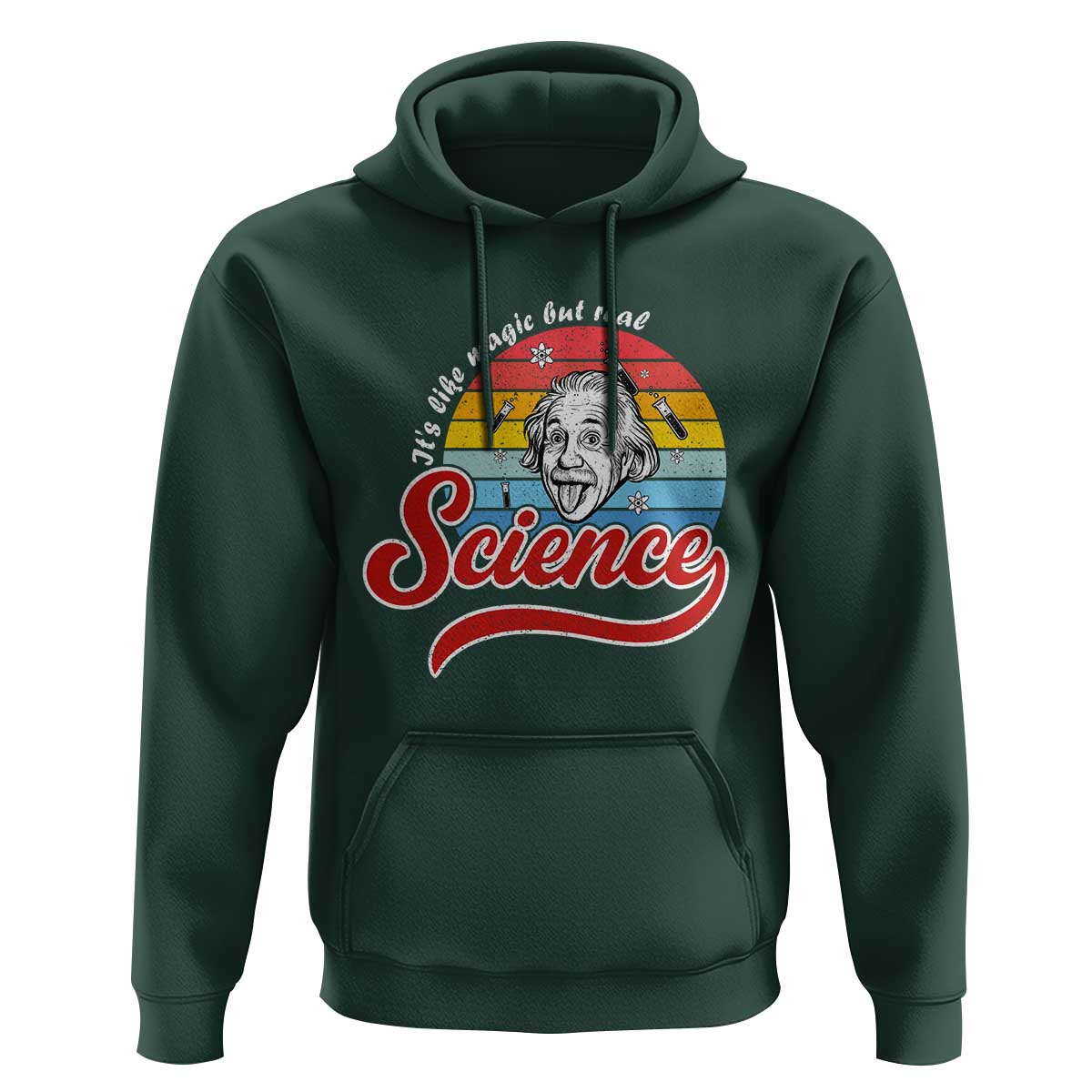 Science It Is Like Magic But Real Hoodie Funny Science Teacher - Wonder Print Shop