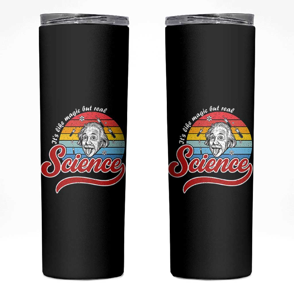 Science It Is Like Magic But Real Skinny Tumbler Funny Science Teacher - Wonder Print Shop