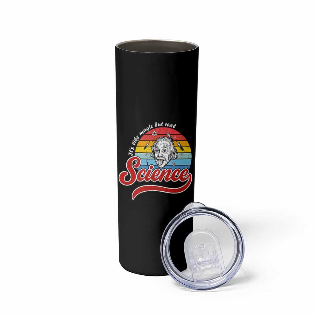 Science It Is Like Magic But Real Skinny Tumbler Funny Science Teacher - Wonder Print Shop
