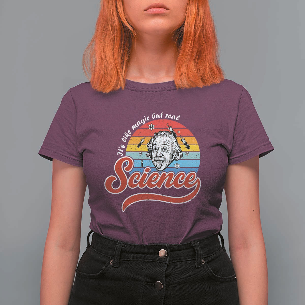 Science It Is Like Magic But Real T Shirt For Women Funny Science Teacher - Wonder Print Shop