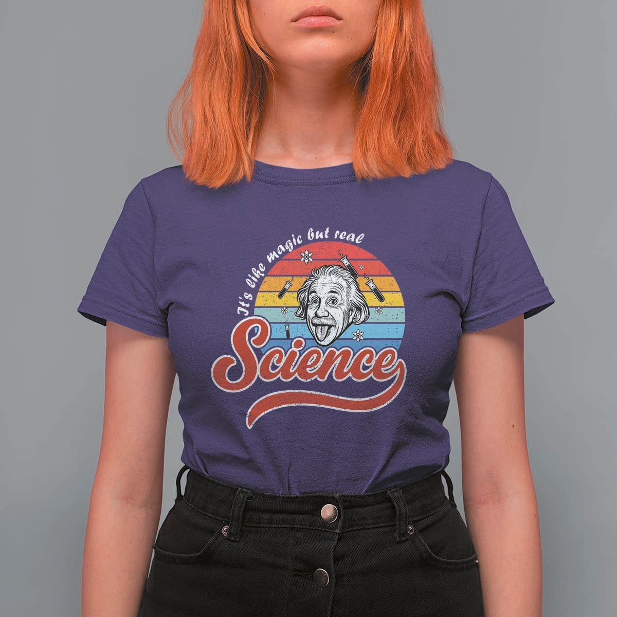 Science It Is Like Magic But Real T Shirt For Women Funny Science Teacher - Wonder Print Shop