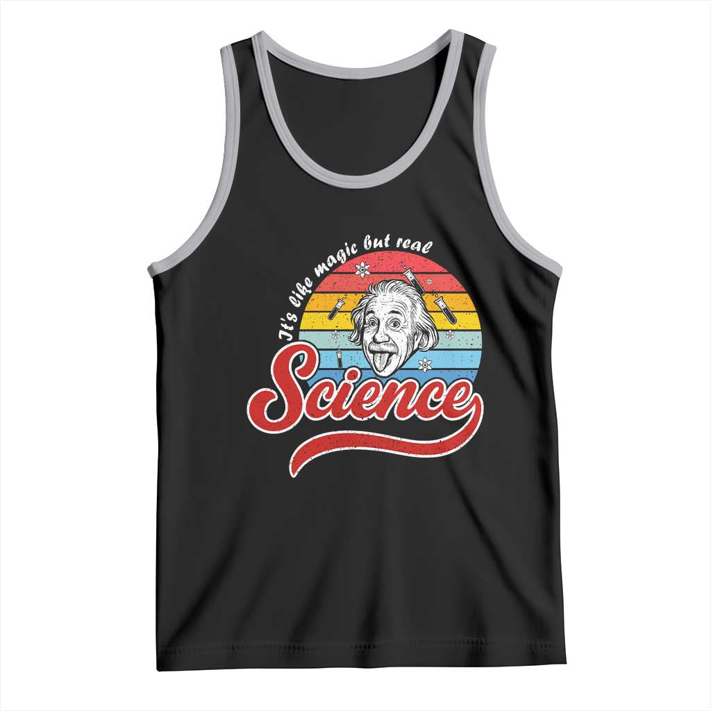 Science It Is Like Magic But Real Tank Top Funny Science Teacher - Wonder Print Shop