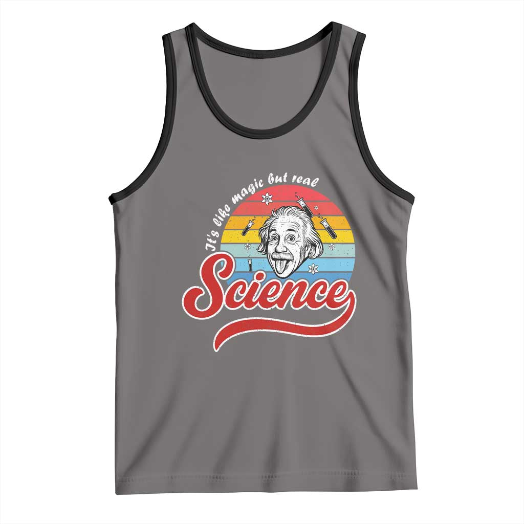 Science It Is Like Magic But Real Tank Top Funny Science Teacher - Wonder Print Shop